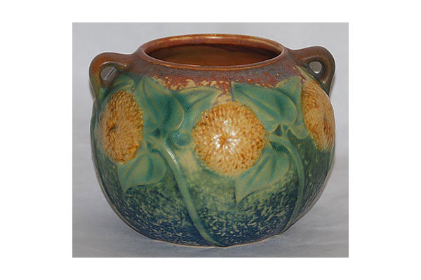 Roseville Pottery Florals: Roseville Sunflower, Water Lily
